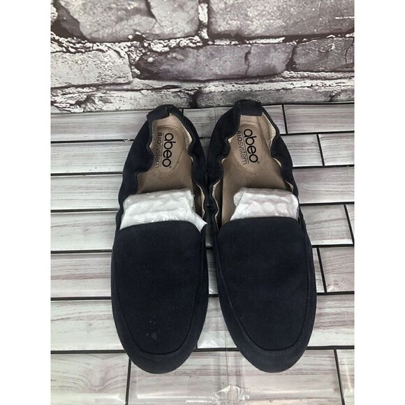 Abeo Bio System Jean Navy Blue Suede Leather Flats Shoes Women’s Sz 6N US/36.5EU - Picture 5 of 16